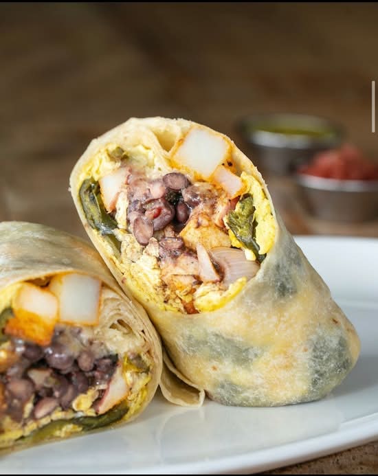 Beach Plum Kitchen signature dishes CYO Omelet
Breakfast Burrito
Breakfast Sandwich